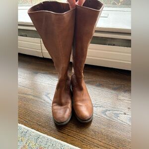Arturo Chiang Brown leather riding boots - size 8